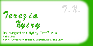 terezia nyiry business card